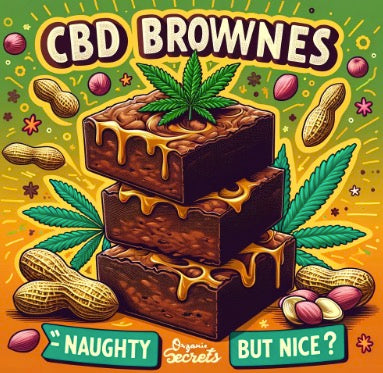 cartoon CBD Brownies, naughty but nice!