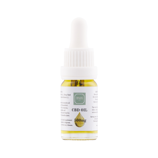 500mg CBD Oil. Zero THC. Non-addictive, not psychoactive. Legal in the UK