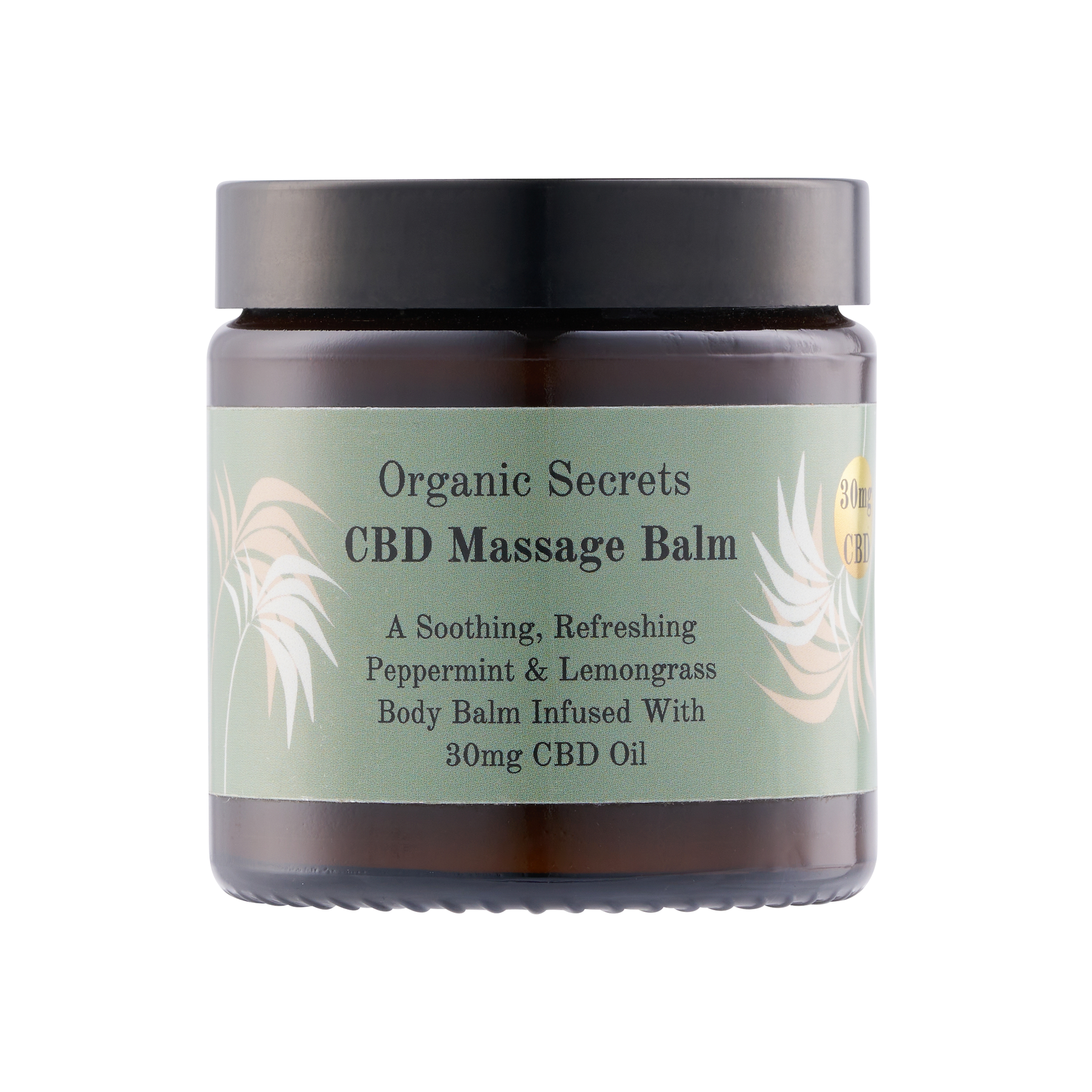 Peppermint and Lemongrass CBD Massage and muscle balm. Ideal for sports and relaxing massage