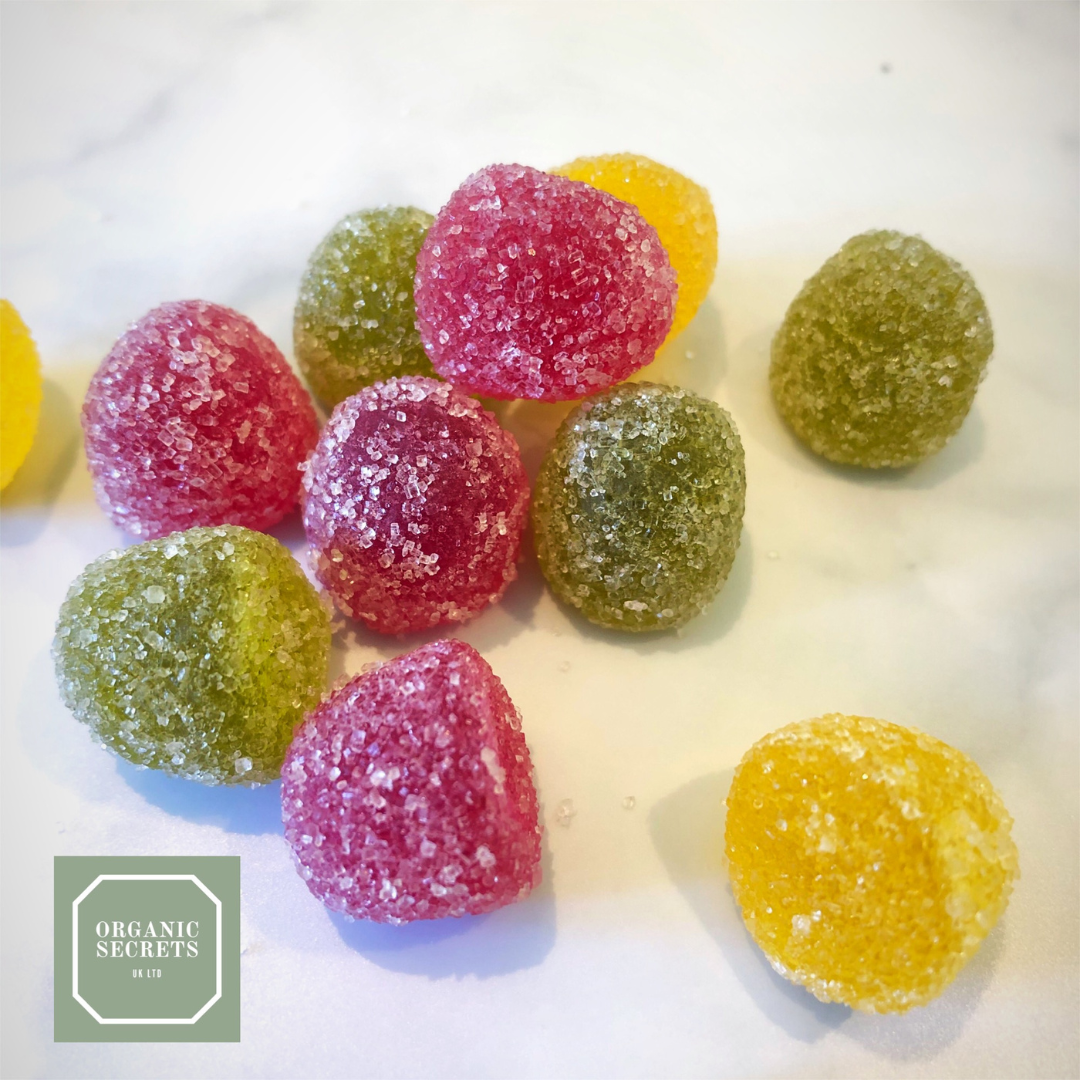 10mg CBD or 25mg CBD Jellies suitable for vegans and vegetarians