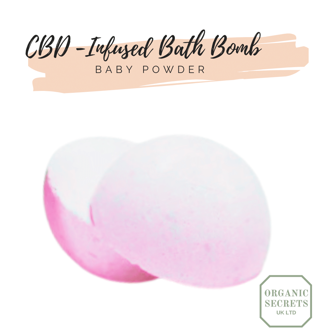 CBD Bath Bomb baby powder fragrance