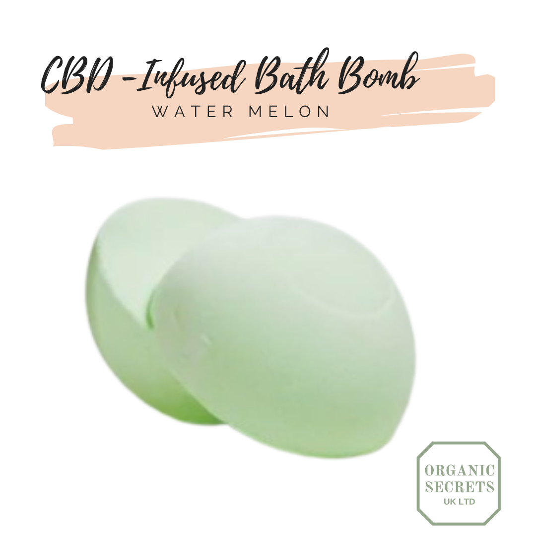 CBD Bath Bomb.  Water Melon fragrance