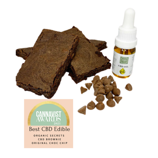 Organic Secrets CBD Brownie voted Best CBD Edible at Cannavist Awards