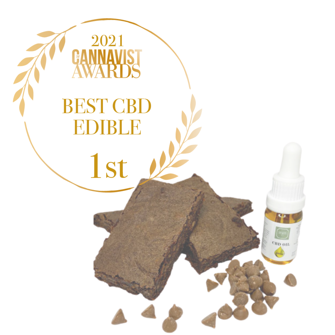 20mg per CBD choc chip Brownie home-baked by Organic Secrets UK Ltd