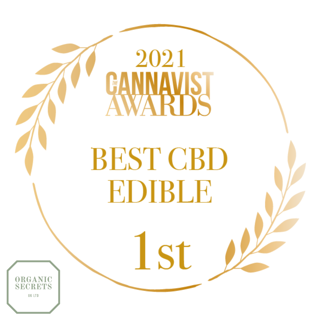 Organic Secrets CBD Brownies were voted Best CBD Edible at the Cannavist Magazine Awards in 2021
